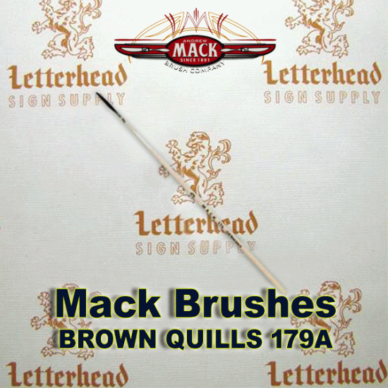 Lettering Quill brush brown series 179 size 0