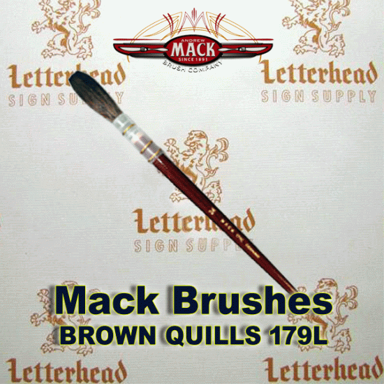 Lettering Quill Brown Squirrel size 24 series 179L