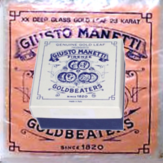 Manetti 10kt-White-Platinum Gold-Leaf Surface-Pack