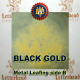 Variegated Metal Leaf-Black Gold 20 Book Pack