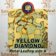 Variegated Metal Leaf-Yellow Diamonds 20 Book Pack