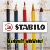 black stabilo pencil 12 pack